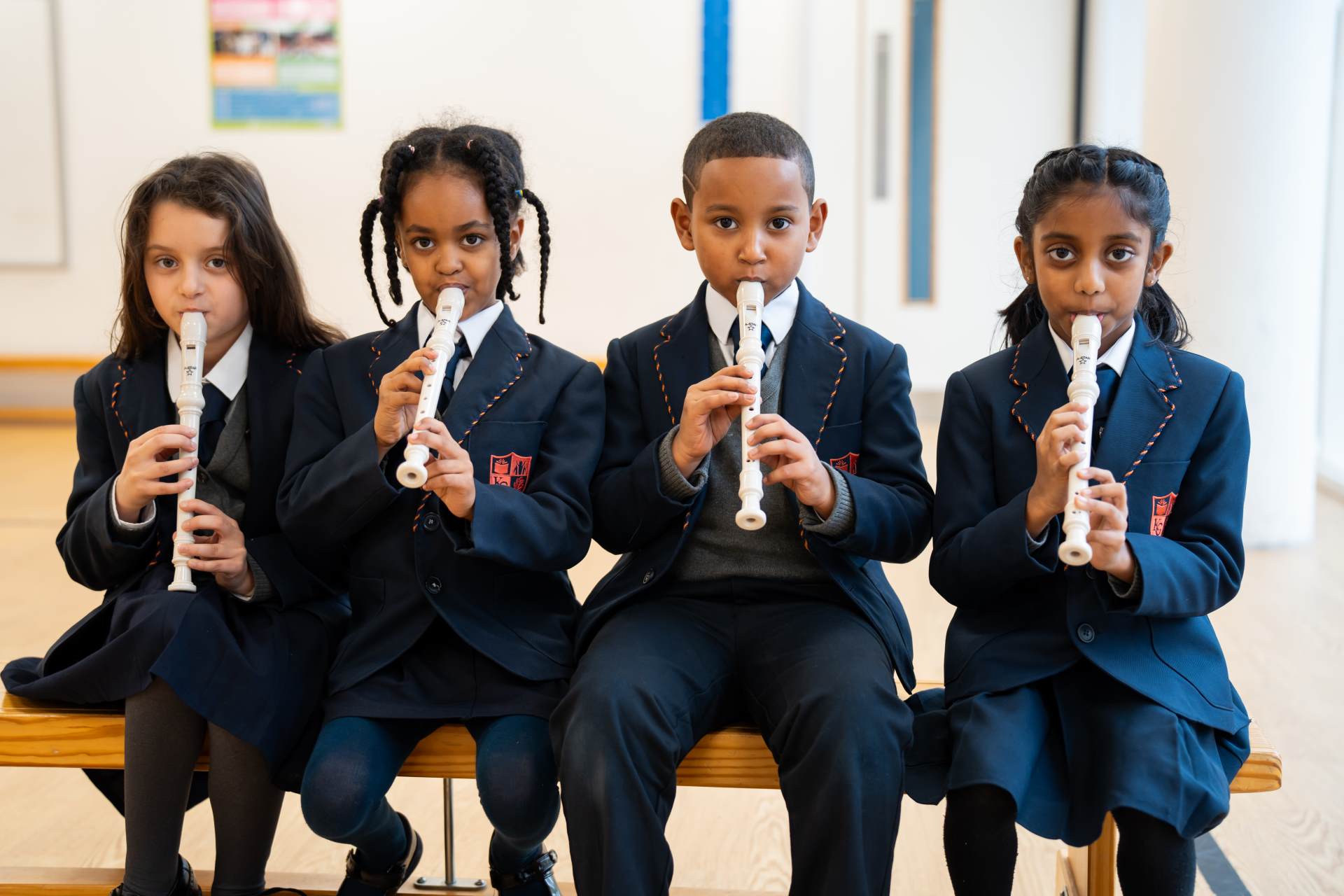 Pupils at Kilburn Grange School